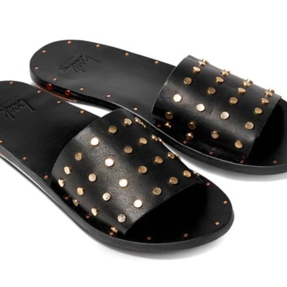 beek Shoes - Beek Lovebird Stud Studded Slide Sandal Size 9
